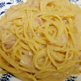 ツナと玉葱のクリームパスタ